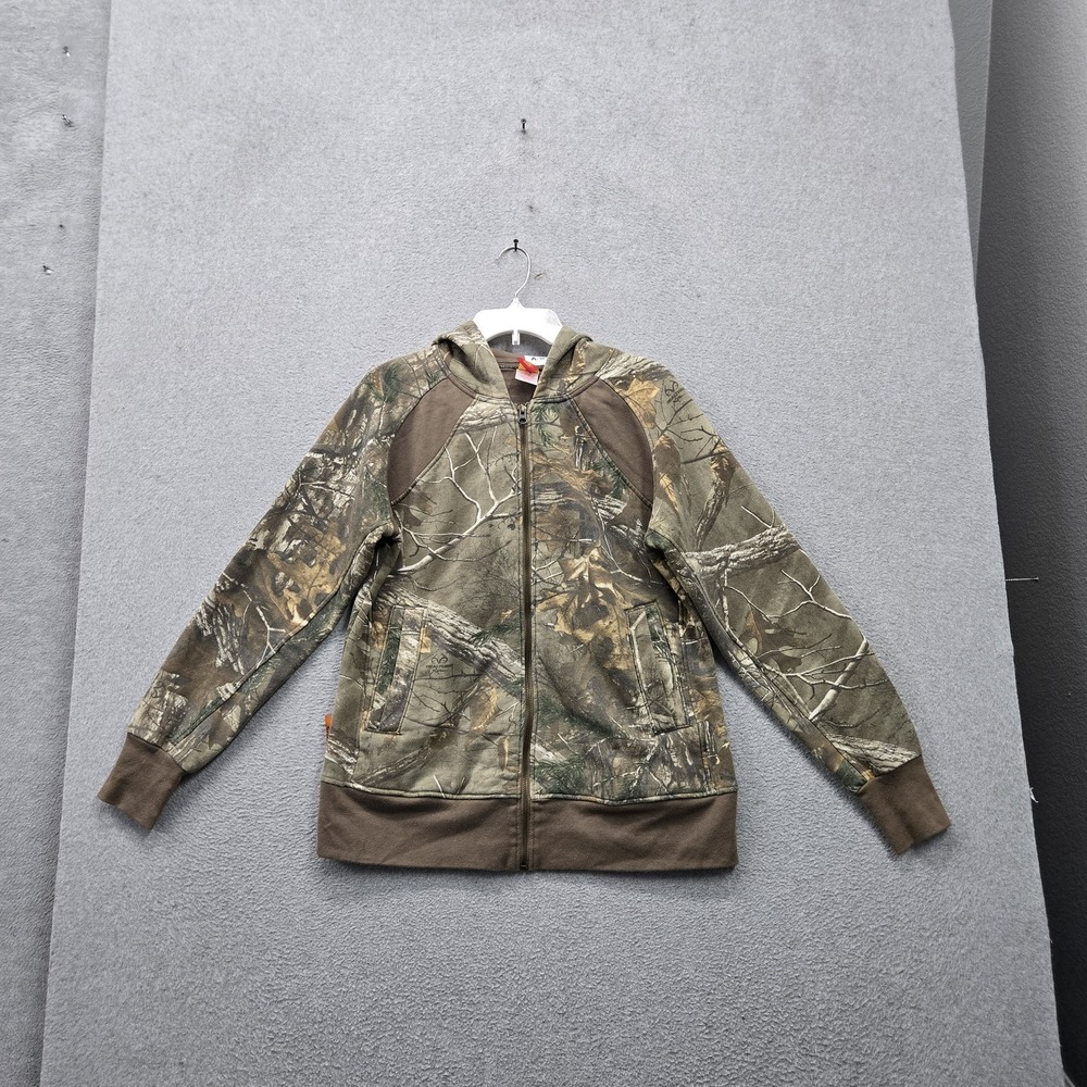 SHE Outdoor Women Jacket L Camouflage Fleece Activewear Hunting Zipper